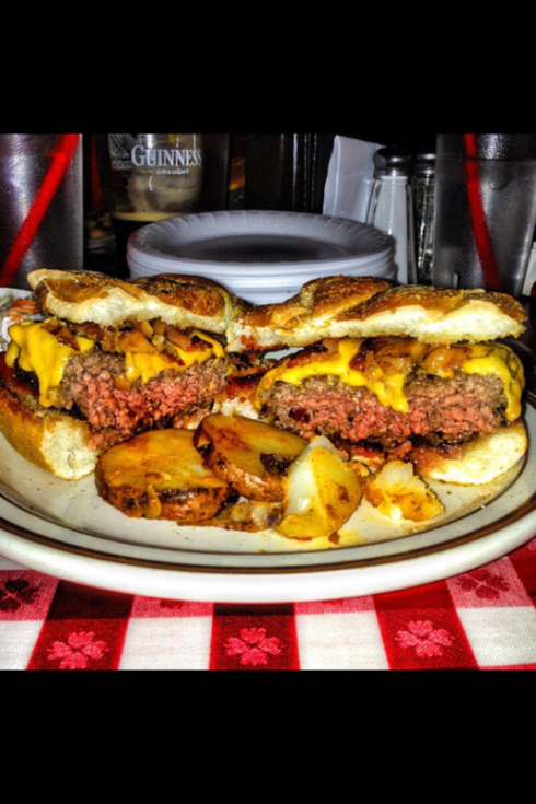 The Cheeseburger at Arthur's Tavern in Morris Plains, New Jersey.