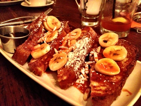 French toast from Bell Book & Candle in the West Village, Manhattan. 