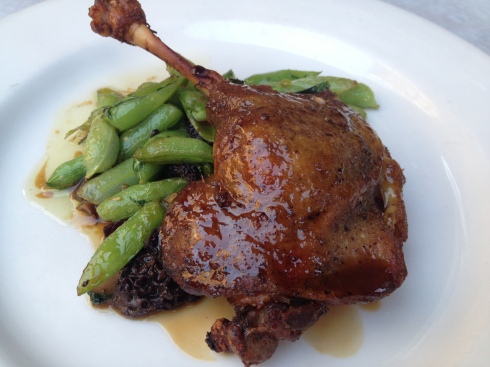 Duck confit at Diner in Williamsburg, Brooklyn.