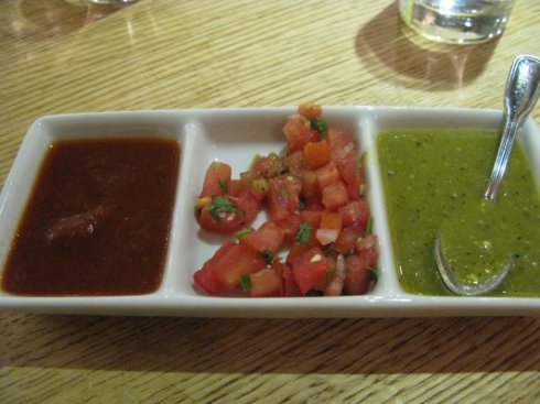 The guacamole is good on its own--but even better with the accompanying salsa verde, chipotle, and pico de gallo. Try them all; Hecho en Dumbo's guacamole is a step above similar versions due to the easy (and fun) customization.