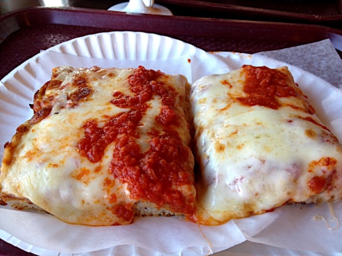 Brother's is known for its pillowy Sicilian squares, and for good reason.